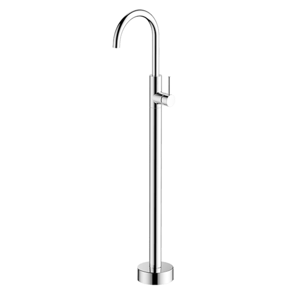 Abey Lucia Bath Filler, Chrome, 3BTM