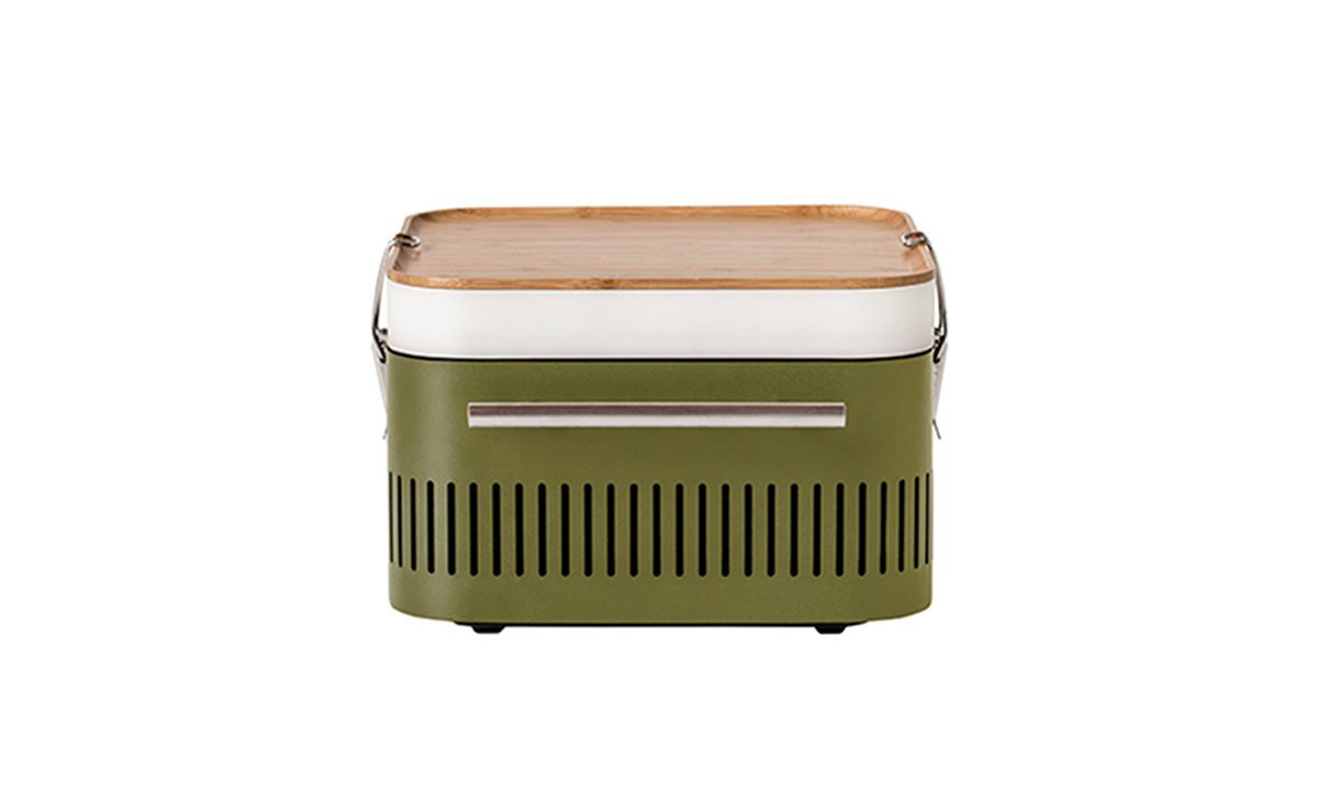 Everdure by Heston ECUBEK Blumenthal Cube Charcoal BBQ Khaki