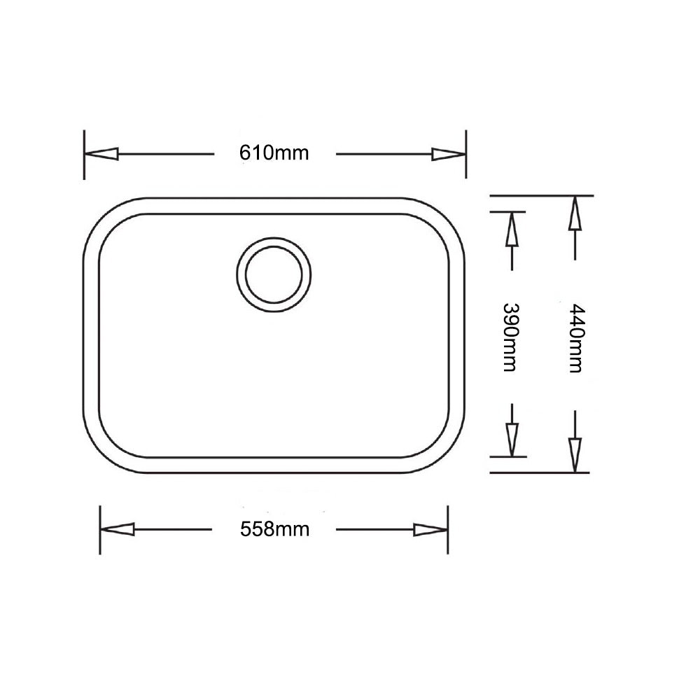 Blanco Essentialu1K5 Single Bowl Undermount Sink Kitchen Sinks