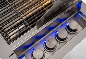 Euro Appliances EAL1175DIBBQ 3 Burner/Infrared Built-In BBQ, Stainless Steel
