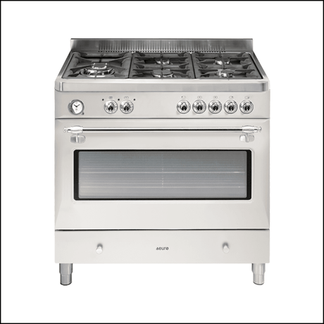 Euro Appliances Ecsh900Wh 90Cm White Dual Fuel Royal Chiantishire Stoves