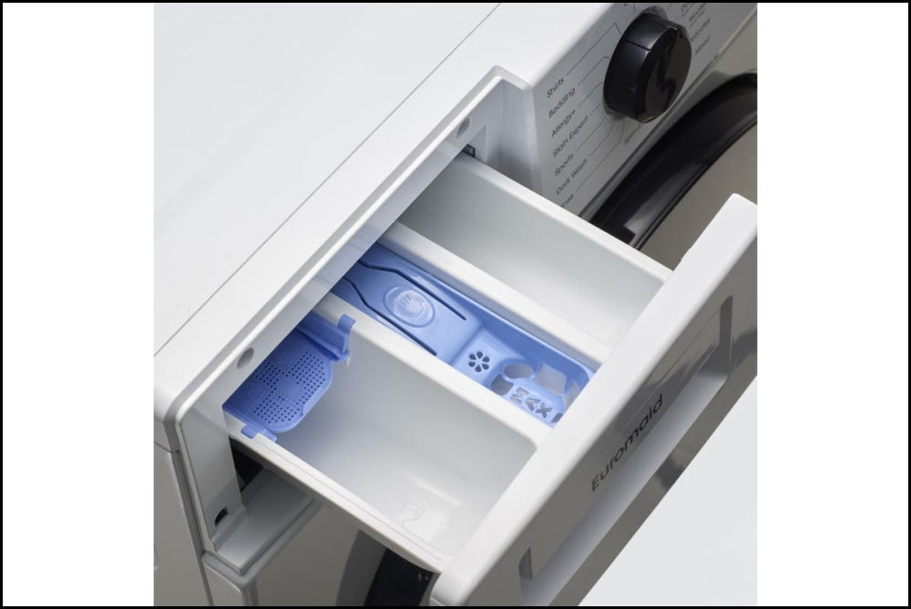Euromaid Eflp850W/S 8.5Kg European Made Front Load Washing Machine + Supershort Wash Washers