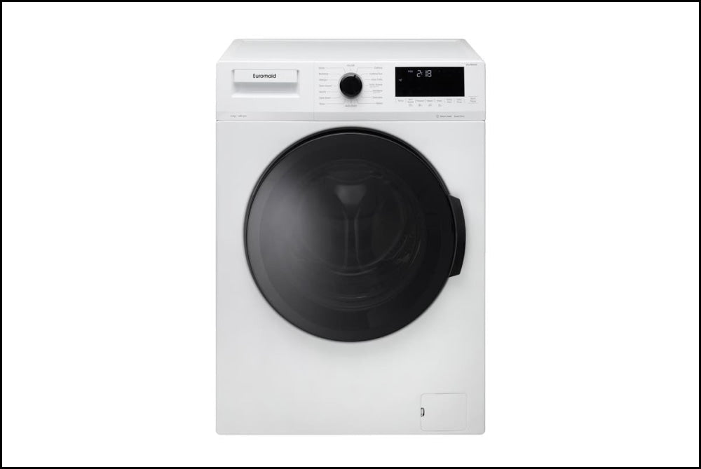 Euromaid Eflp850W/S 8.5Kg European Made Front Load Washing Machine + Supershort Wash Washers