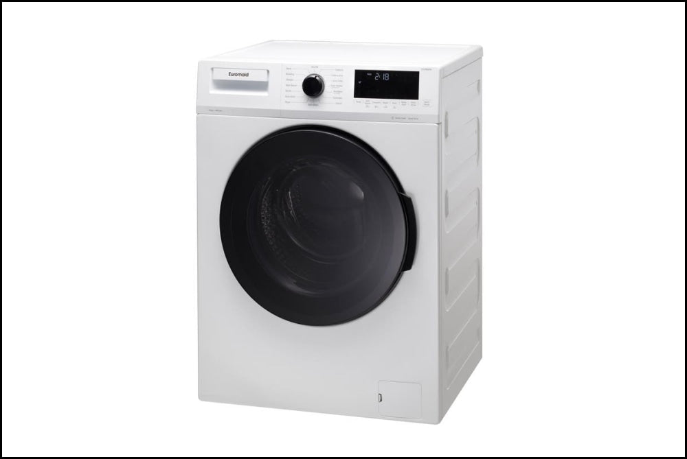 Euromaid Eflp850W/S 8.5Kg European Made Front Load Washing Machine + Supershort Wash Washers