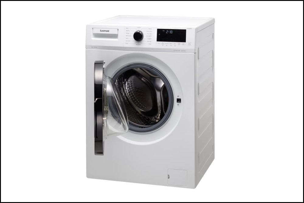 Euromaid Eflp850W/S 8.5Kg European Made Front Load Washing Machine + Supershort Wash Washers
