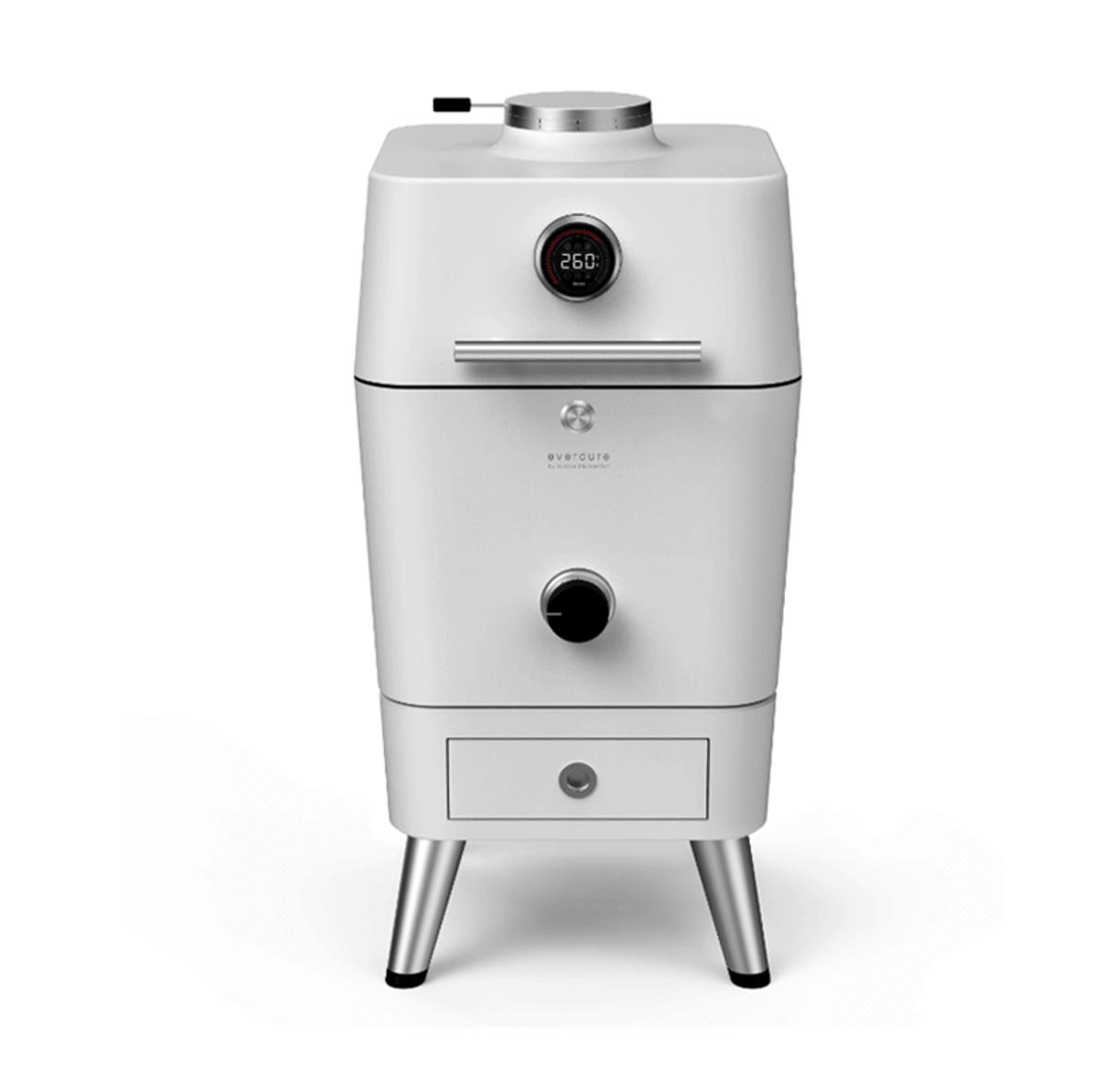 Everdure by Heston HBCE4KS Blumenthal 4K Electric Ignition Charcoal BBQ Oven (Stone)
