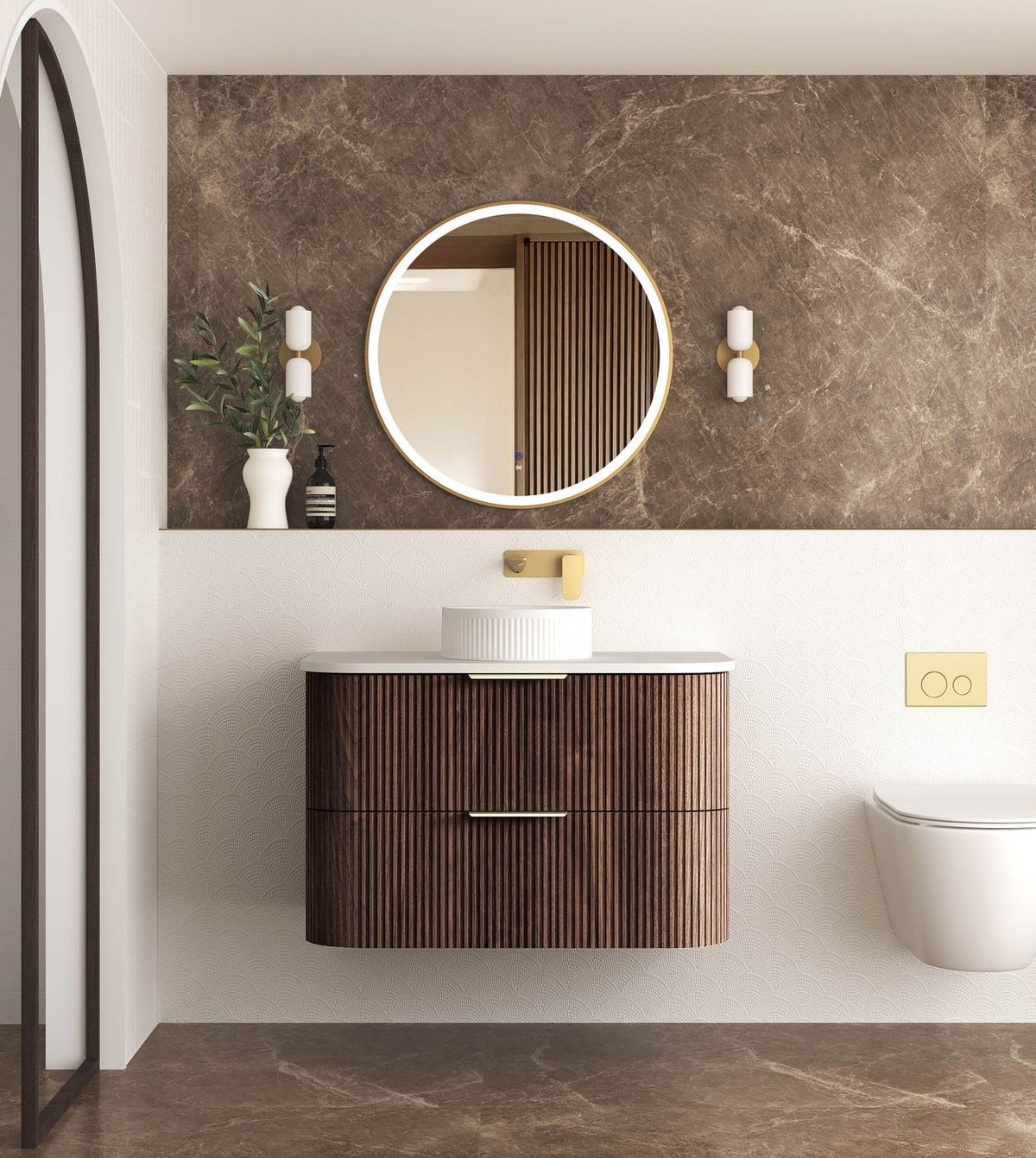 Otti Havana Sable Walnut Vanity