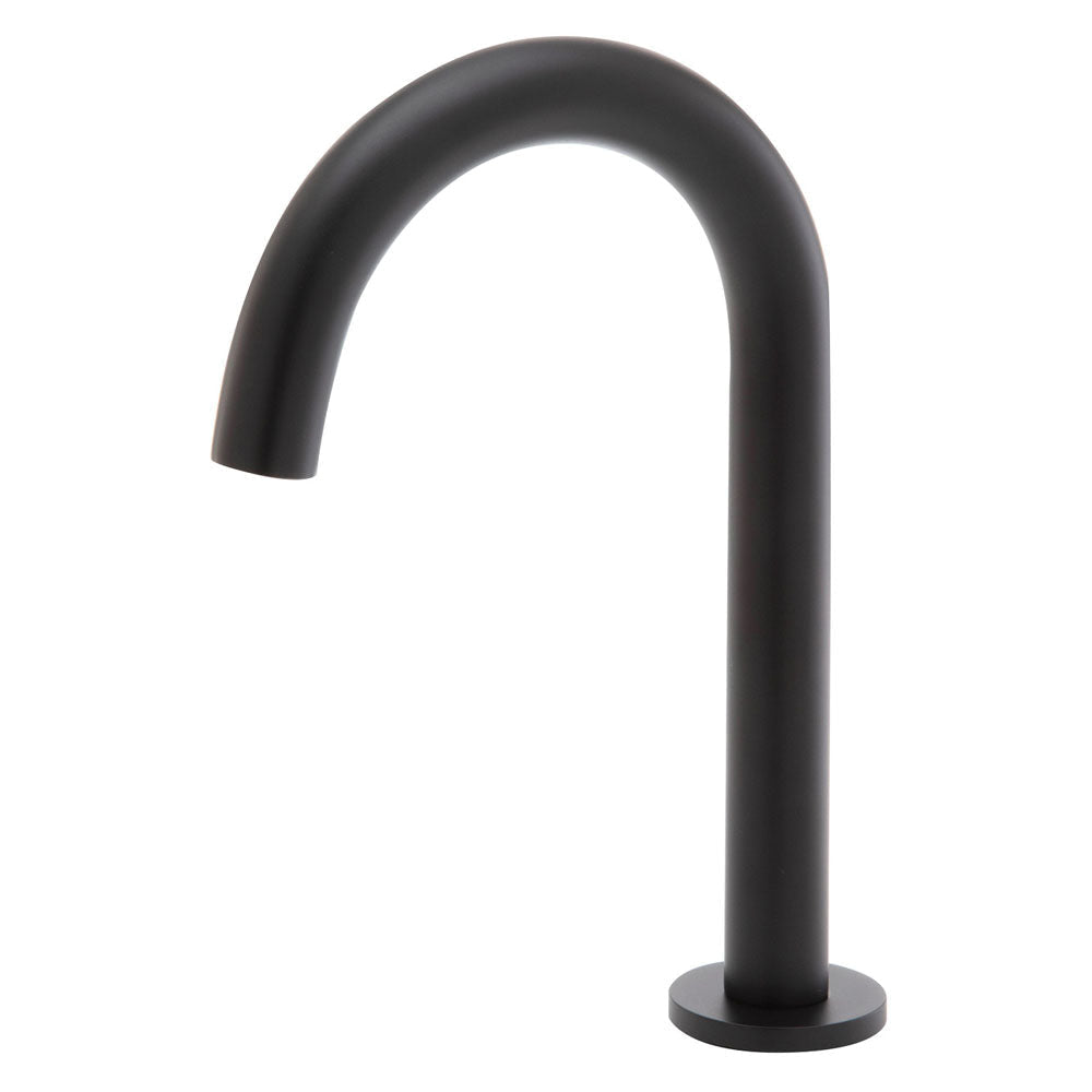 Fienza 228111B Kaya Hob-Mounted Fixed Bath / Basin Outlet Matte Black - Basin Mixers