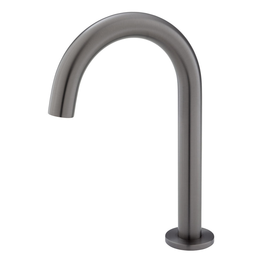 Fienza 228111GM Kaya Hob-Mounted Fixed Bath / Basin Outlet Gun Metal - Basin Mixers