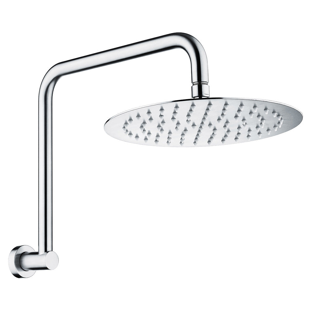 Fienza 411125-A Kaya Gooseneck Shower Arm Set Chrome - Wall Arm Shower