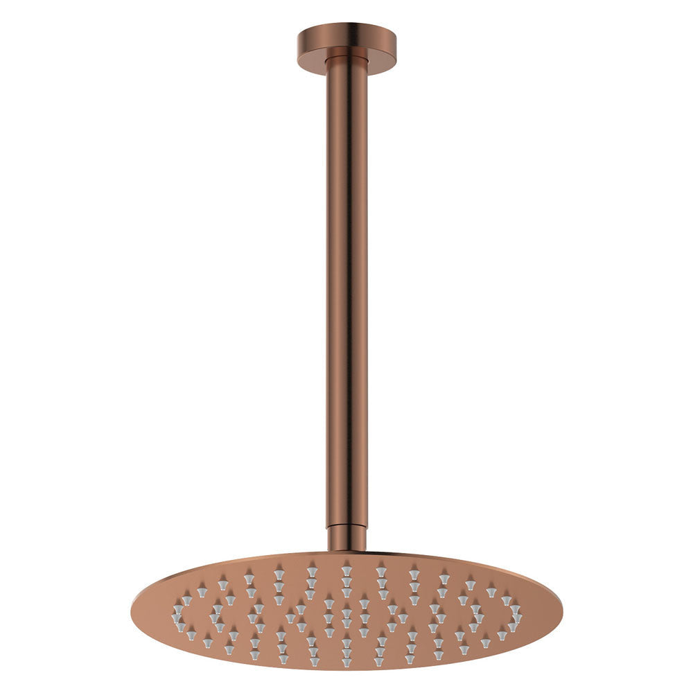 Fienza 411125CO-C Kaya Shower Dropper Set Brushed Copper - Ceiling Shower Set