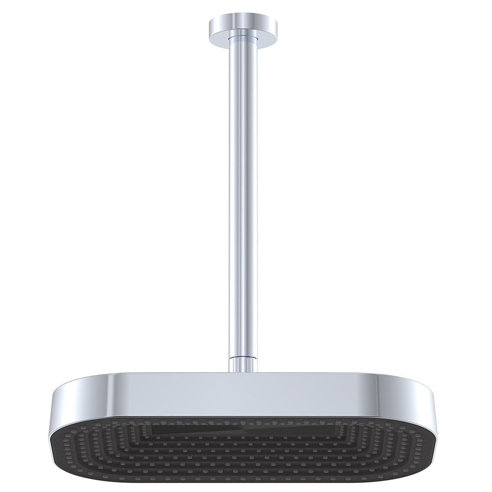 Fienza 411139-C Kuro Shower Dropper Set Soft Square Head Chrome