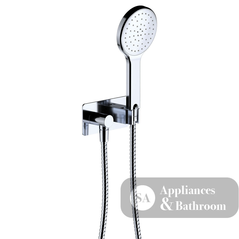 Fienza 433115 Kaya Hand Shower Rectangular Plate Chrome - Hand Shower