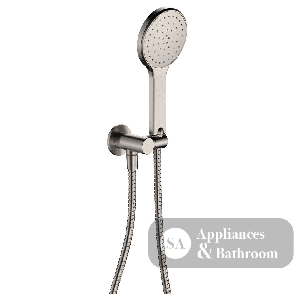 Fienza 433115BN Kaya Hand Shower Rectangular Plate Brushed Nickel - Hand Shower