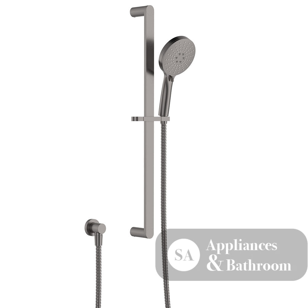 Fienza 444118GM Empire Slim Rail Shower Gun Metal - Rail Showers