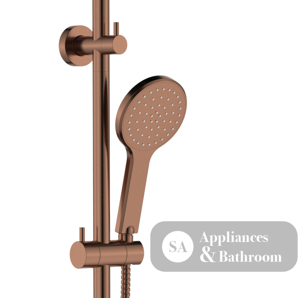 Fienza 455109CO Kaya Twin Shower Brushed Copper - Twin Showers