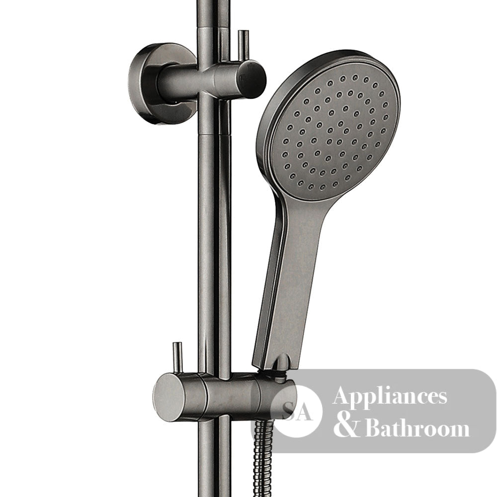 Fienza Kaya Gun Metal Twin Shower 455109Gm Showers