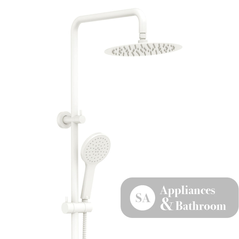 Fienza 455109MW Kaya Twin Shower Matte White - Twin Showers