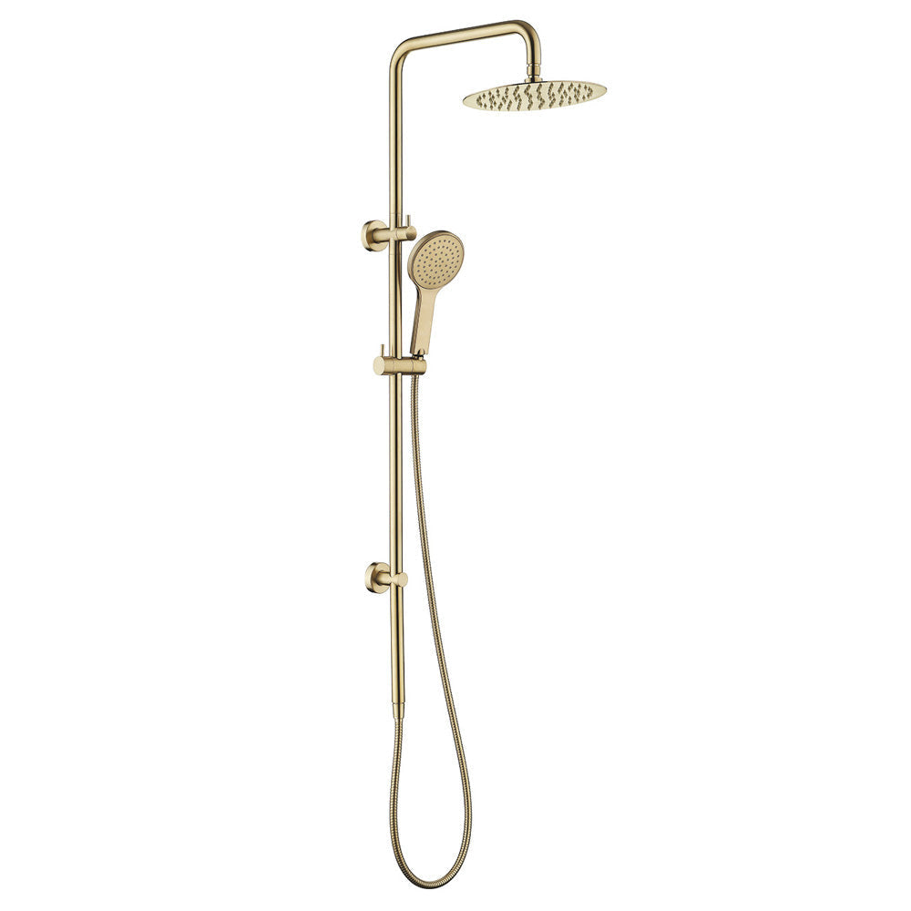 Fienza Kaya Urban Brass Twin Shower 455109Ub Showers