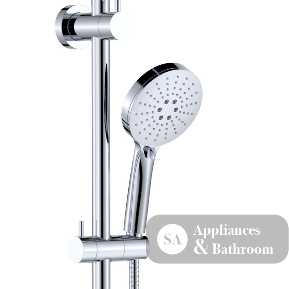Fienza 455110 Empire Slim Curved Twin Shower Chrome - Twin Showers