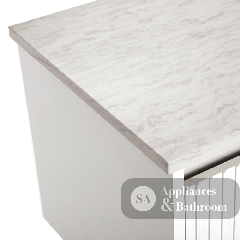Fienza 511-105 Polar Sacco Stone 1500mm (No Tap Hole) - Vanity Bench tops