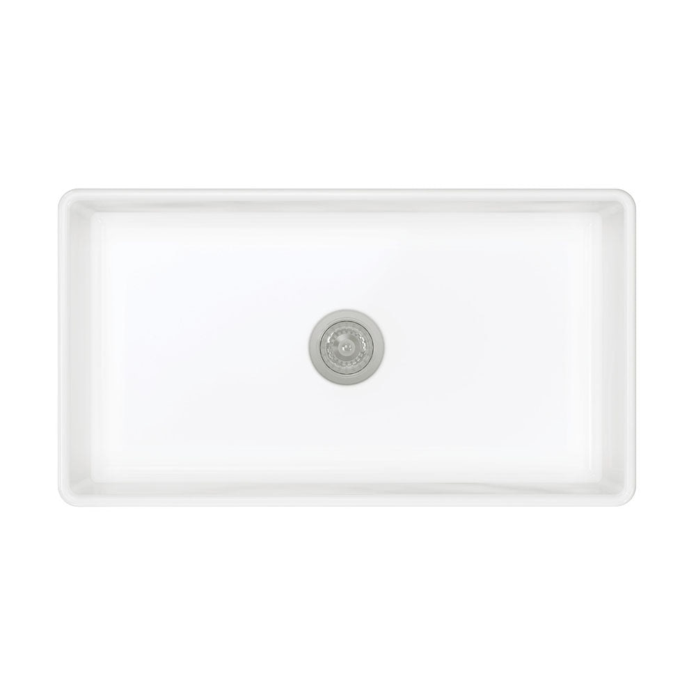 Fienza 68706 Olivia Large Single Butler Sink 840X460X255Mm White - Special Order Kitchen Sinks