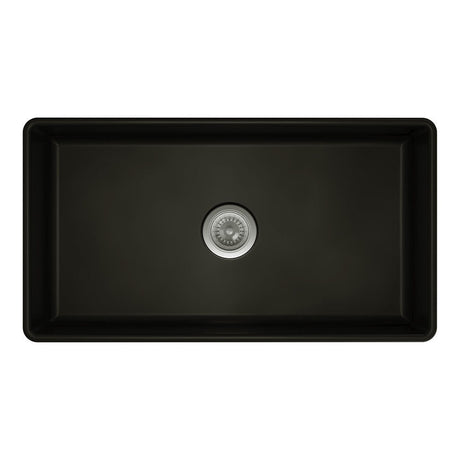 Fienza 68708 Benson Large Single Butler Sink Matte Black - Special Order Kitchen Sinks