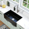 Fienza 68708 Benson Large Single Butler Sink Matte Black - Special Order Kitchen Sinks
