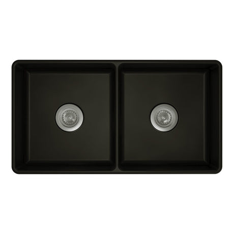 Fienza 68709 Benson Double Butler Sink Matte Black - Special Order Kitchen Sinks
