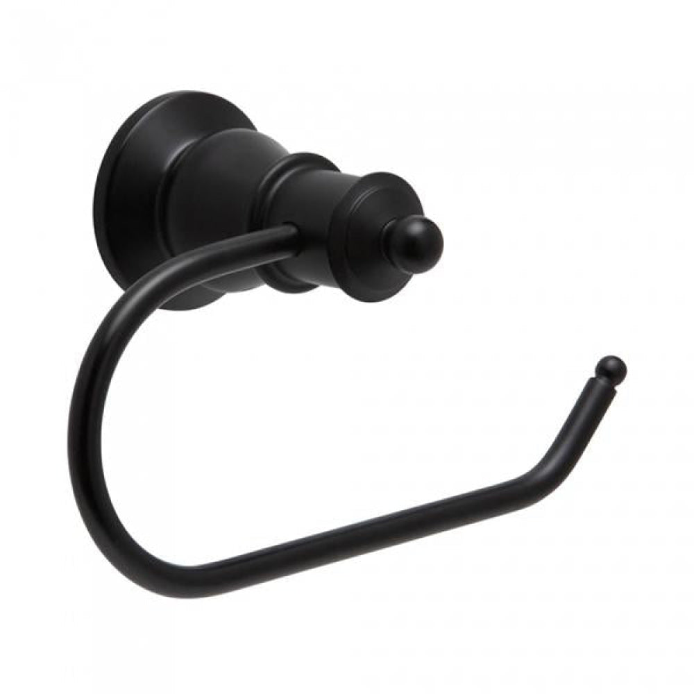 Fienza 81003B Lillian Toilet Roll Holder Matte Black - Toilet Roll Holder