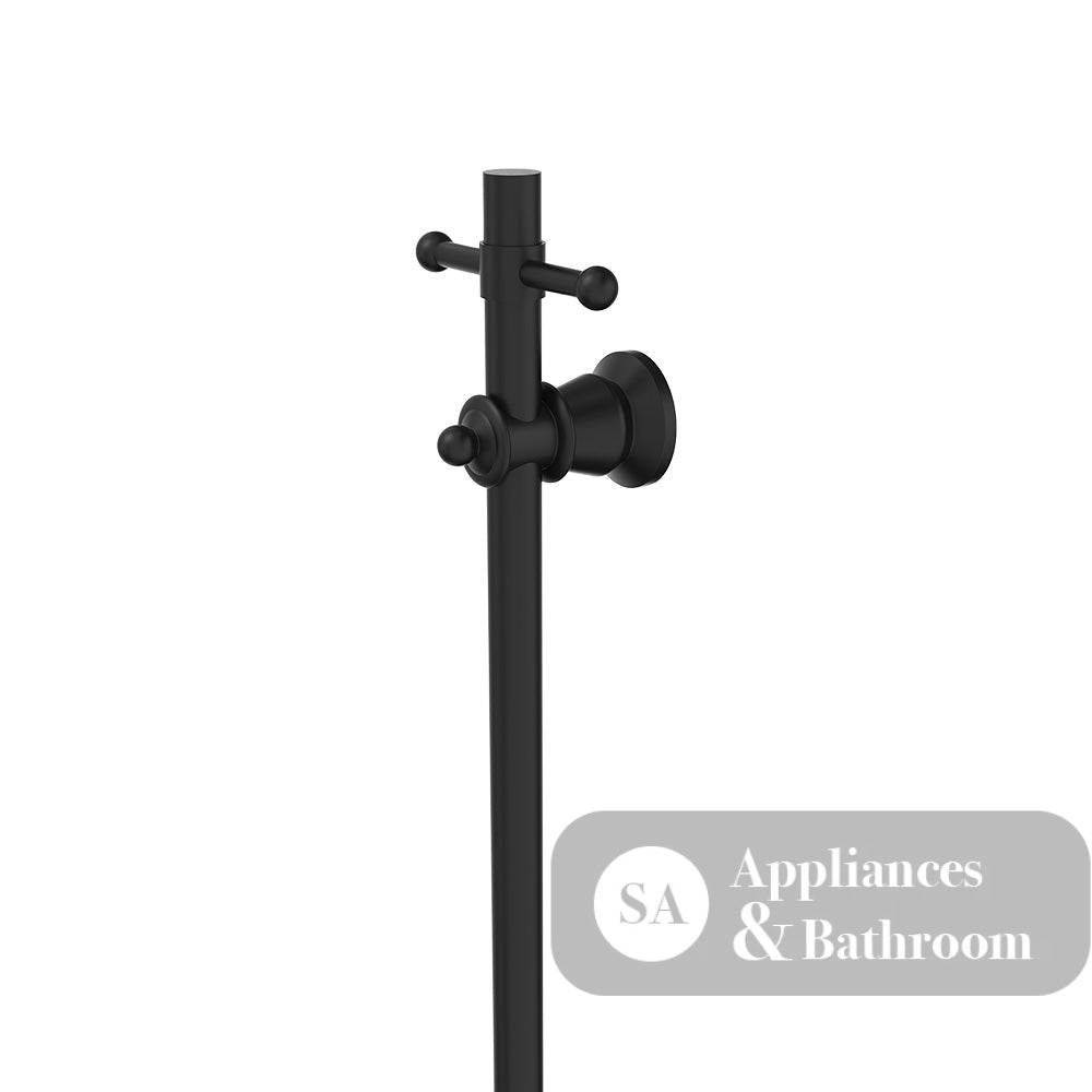 Fienza 8101000B Lillian Vertical Heated Towel Rail 93 x 1000mm Matte Black