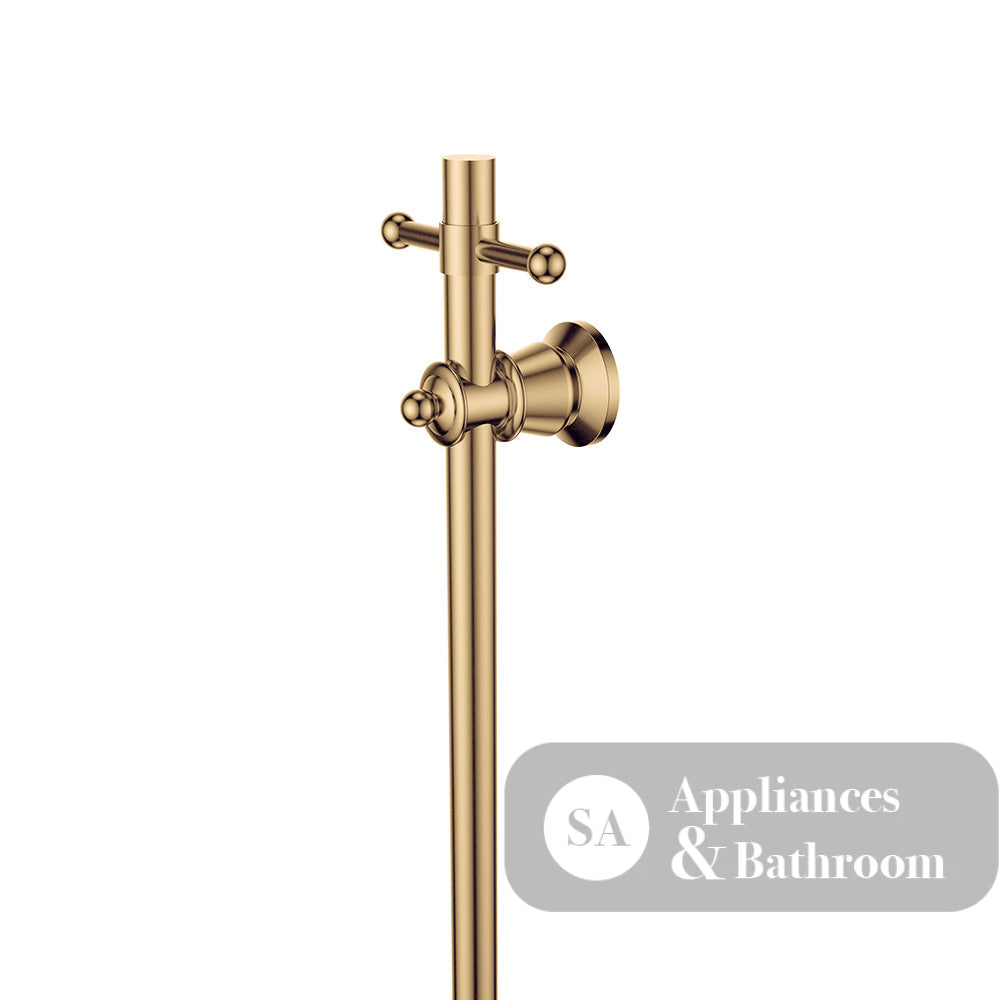 Fienza 8101000UB Lillian Vertical Heated Towel Rail 93 x 1000mm Urban Brass