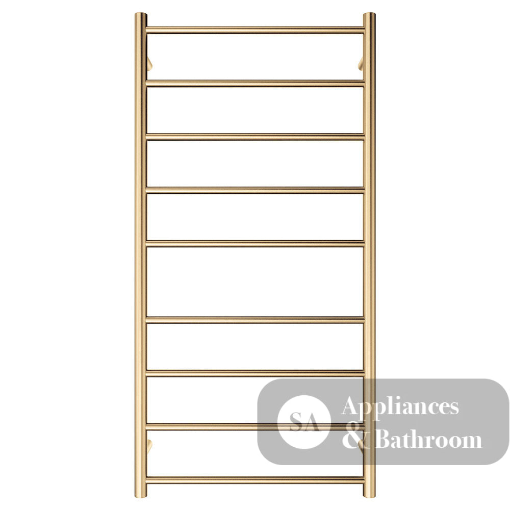 Fienza 82760120UB Isabella Heated Towel Rail 600 x 1200mm Urban Brass - Heated Towel Ladder