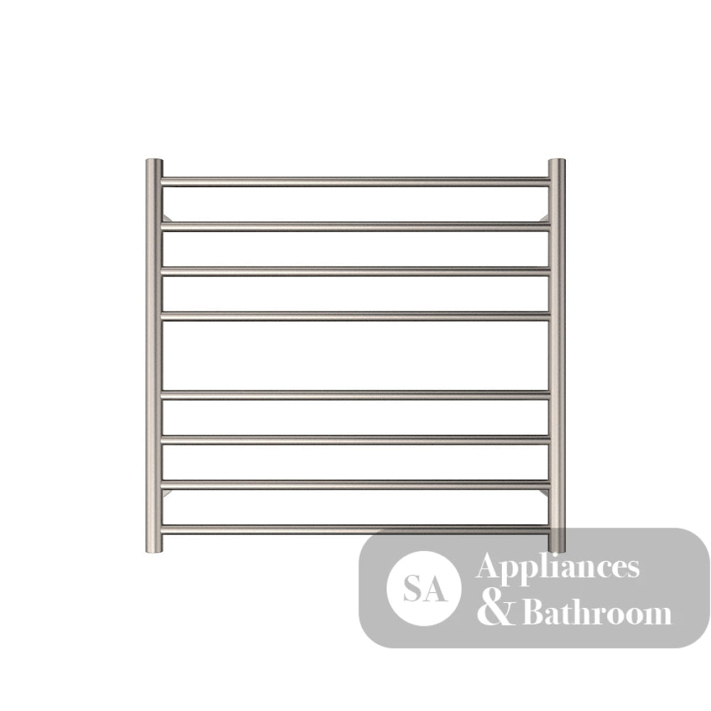 Fienza 8277570BN Isabella Heated Towel Rail 750 x 700mm Brushed Nickel