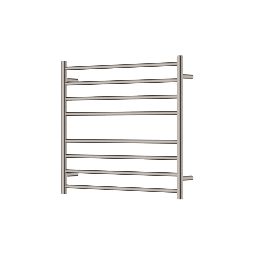 Fienza 8277570BN Isabella Heated Towel Rail 750 x 700mm Brushed Nickel