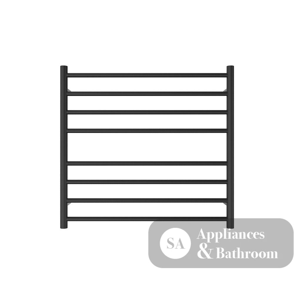Fienza 8277570MB Isabella Heated Towel Rail 750 x 700mm Matte Black