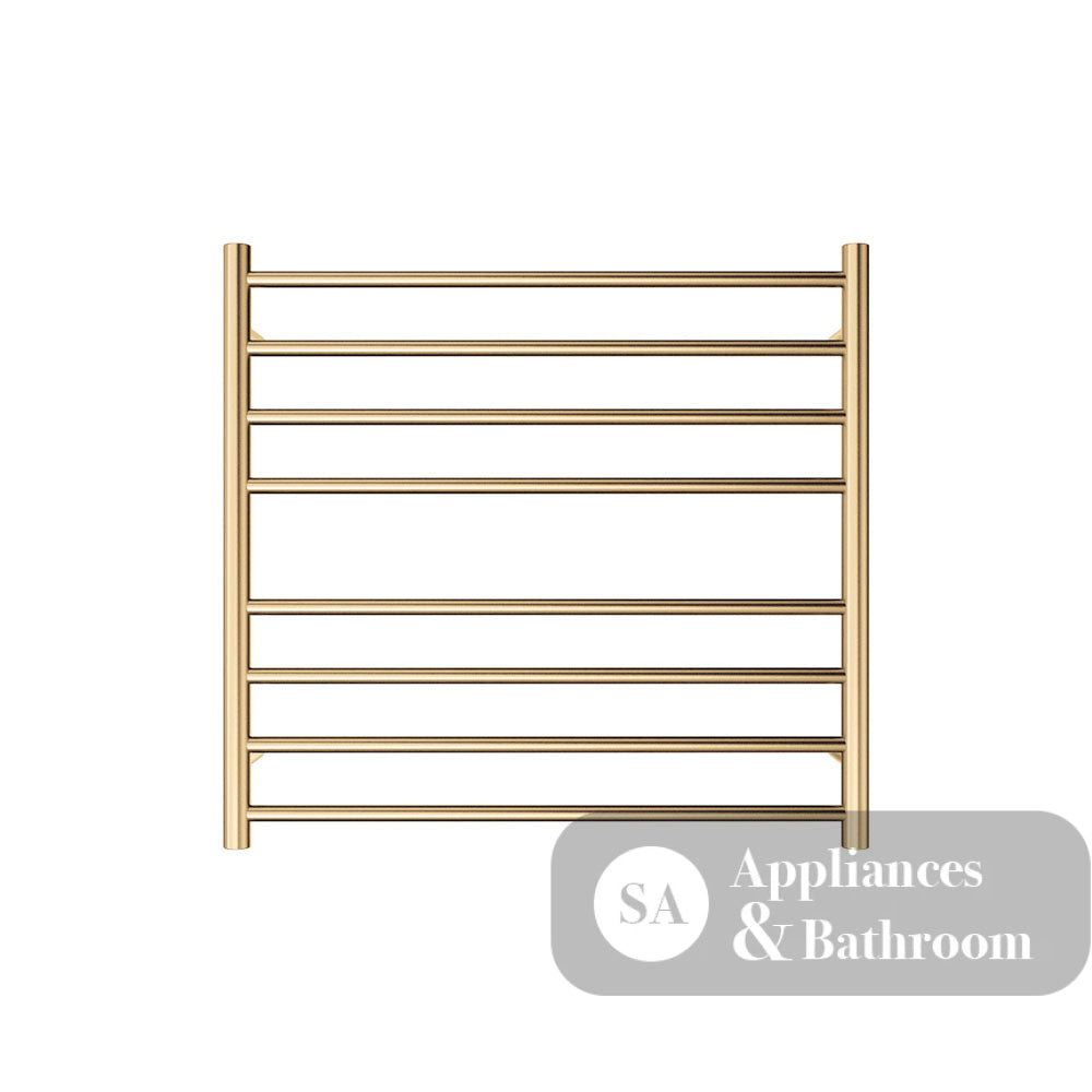 Fienza 8277570UB Isabella Heated Towel Rail 750 x 700mm Urban Brass