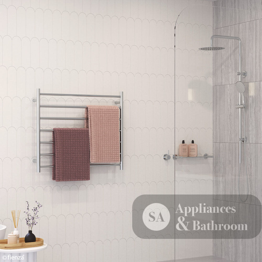 Fienza 8279075 Isabella Heated Towel Rail 900 x 750mm Chrome