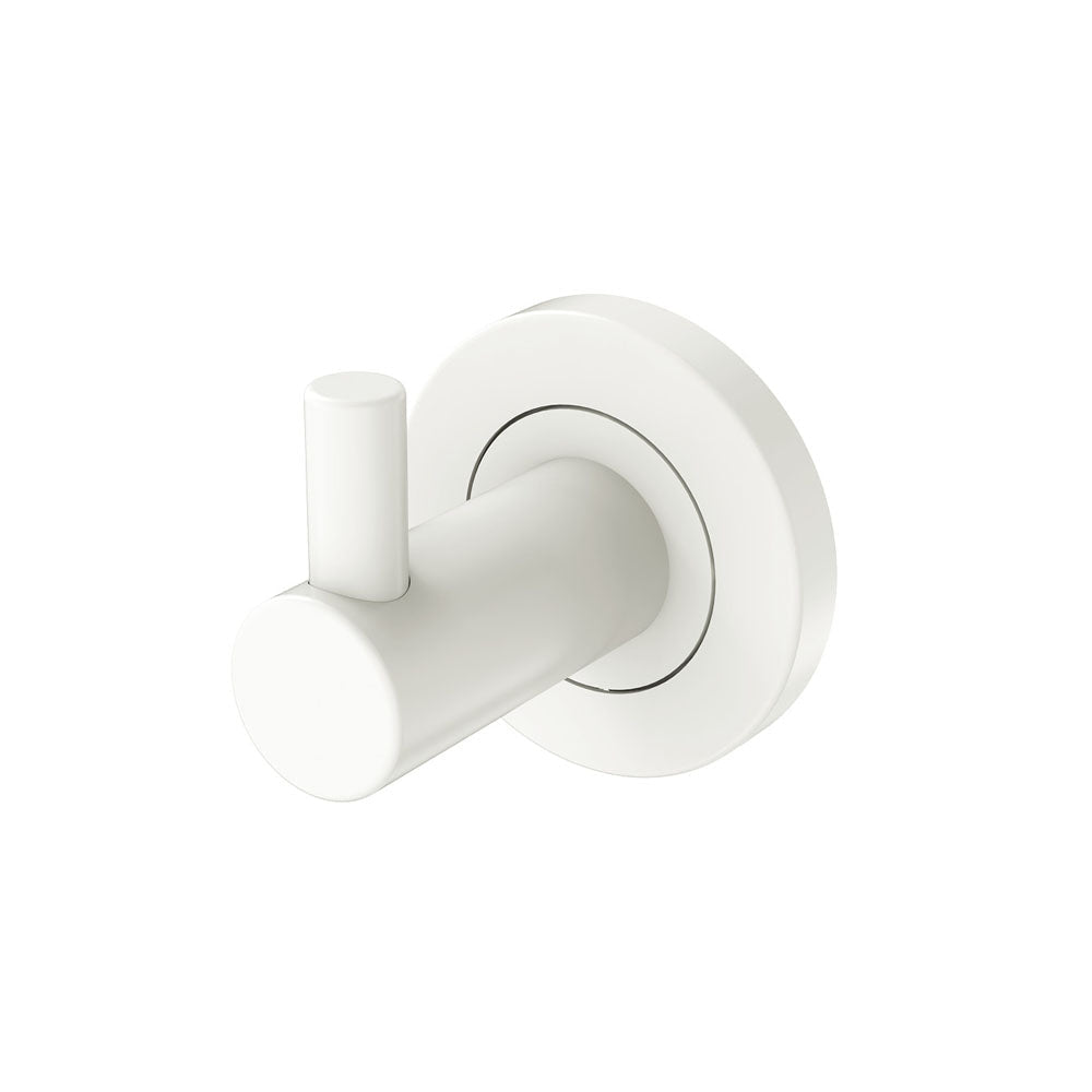 Fienza 82804MW Kaya Robe Hook Matte White - Robe Hooks