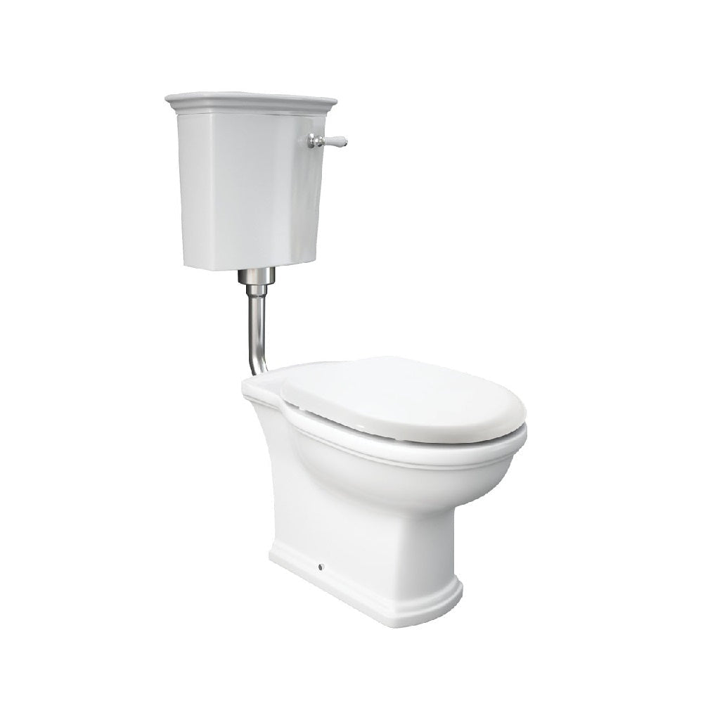 Fienza 870630WA Washington RAK Front Lever Adjustable Link S-Trap 270-320mm Toilet Suite White - Toilet Suites