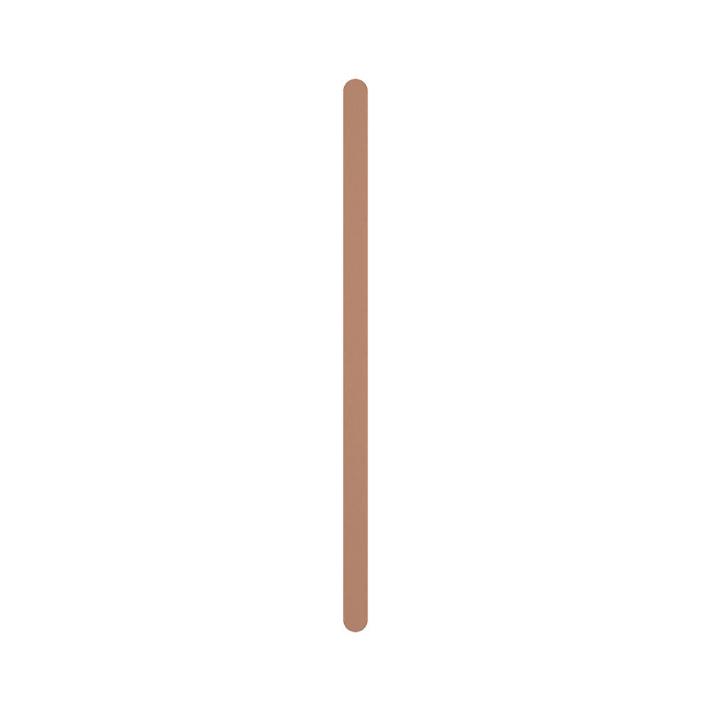 Fienza 889900CO Empire Slim Vertical Heated Towel Rail 12V 900mm (1 Bar) Brushed Copper - Towel Ladder