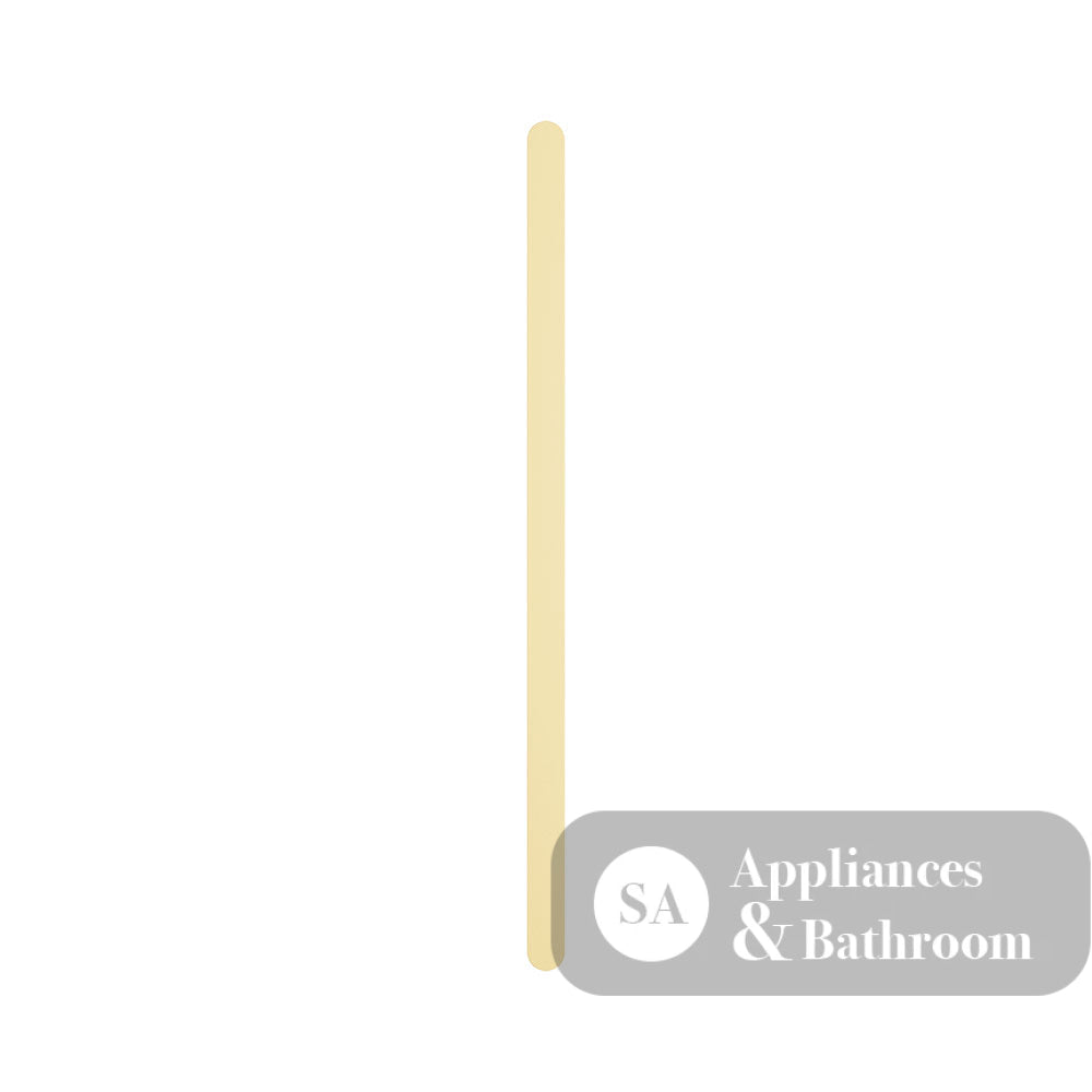 Fienza 889900UB Empire Slim Vertical Heated Towel Rail 12V 900mm (1 Bar) Urban Brass - Towel Ladder