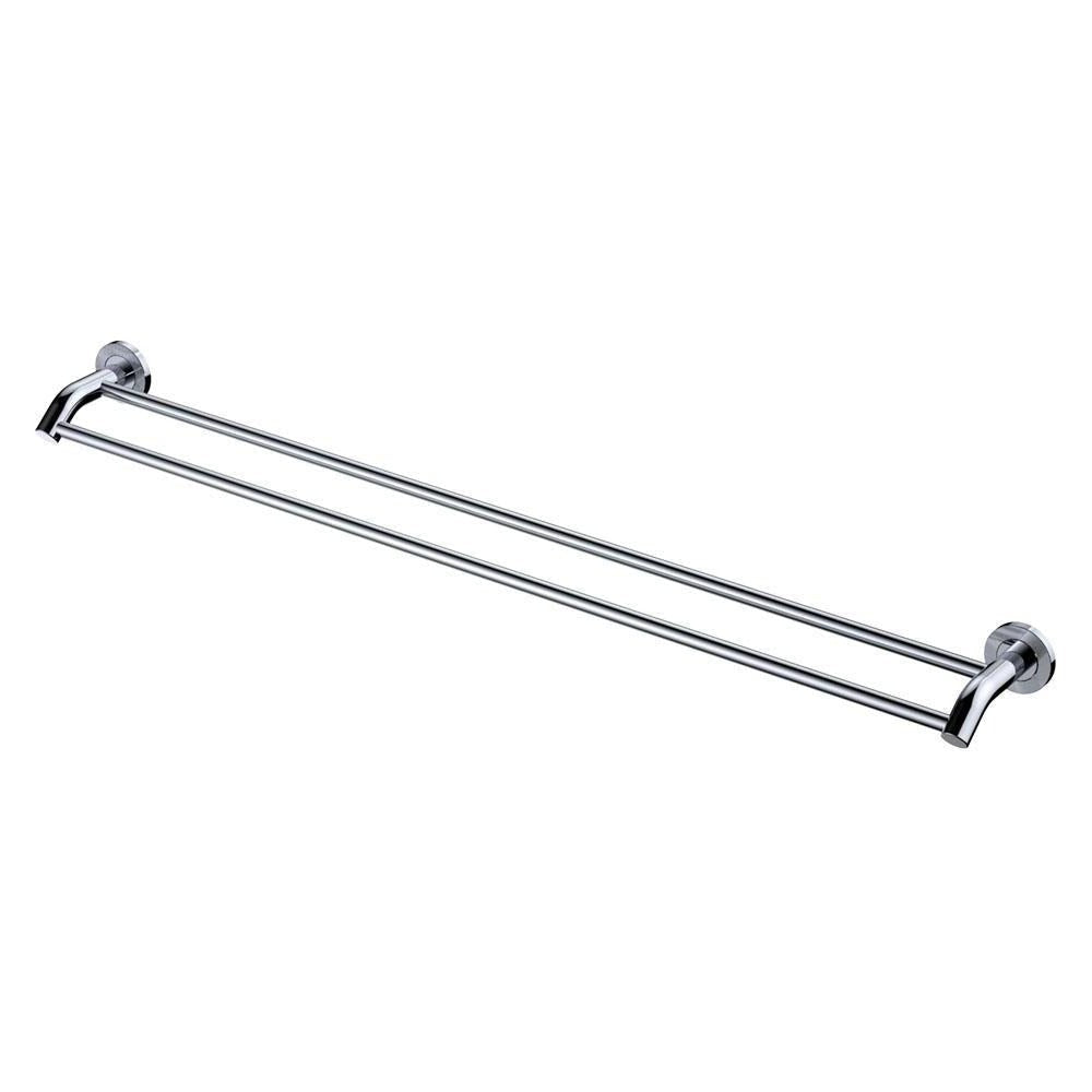 Fienza Axle Double Towel Rail 900mm 83108 - Chrome - Double Towel Rail