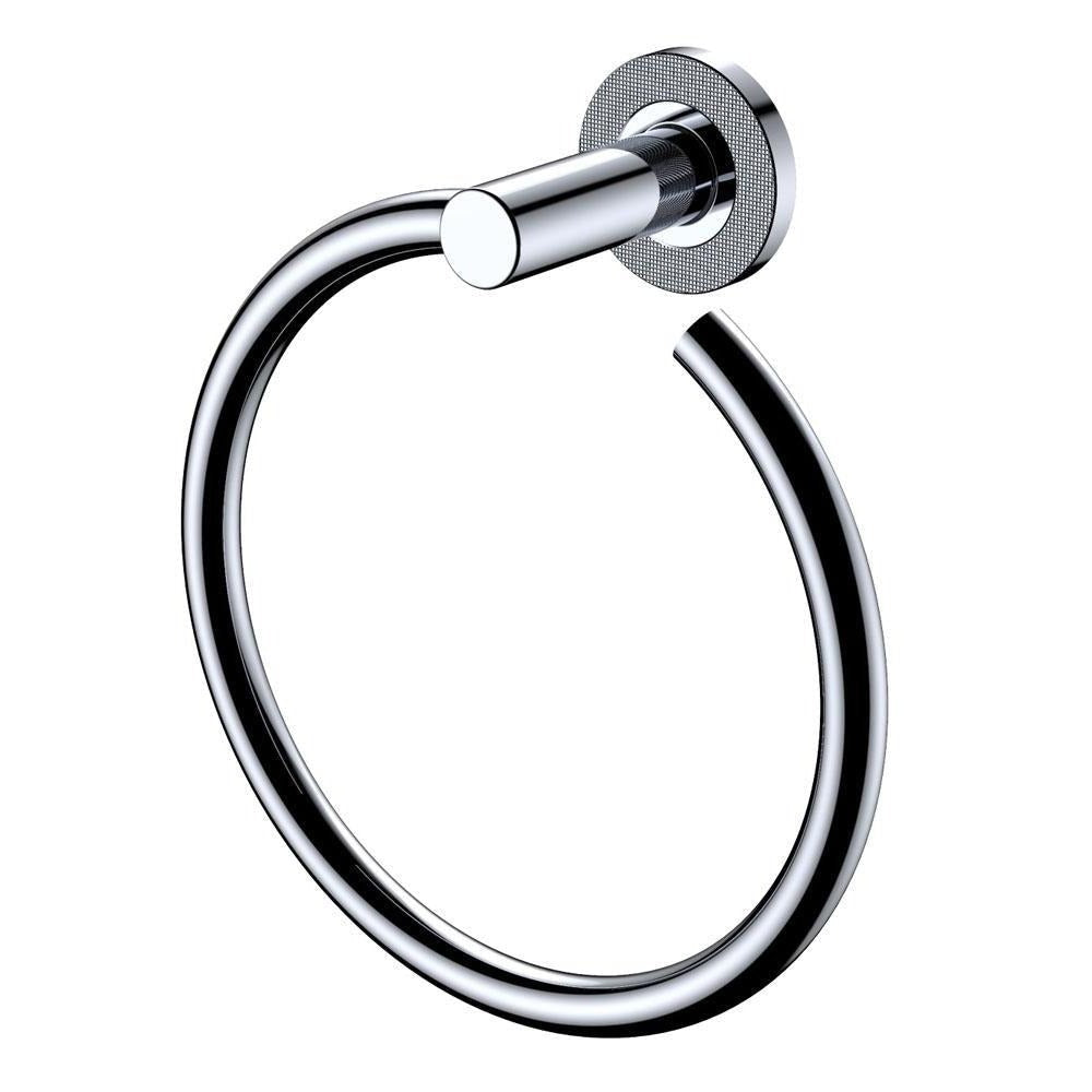 Fienza Axle Hand Towel Ring 83102 - Chrome - Hand Towel Holder