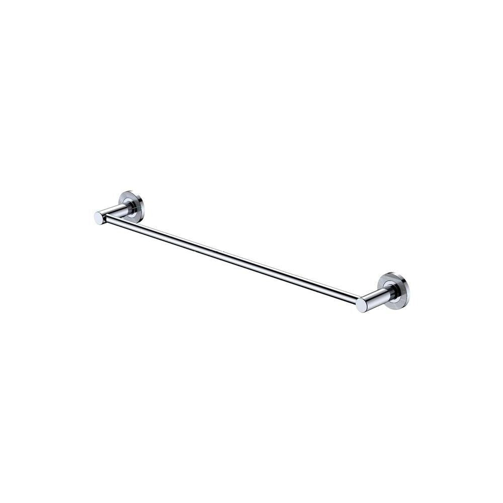 Fienza Axle Single Towel Rail 600mm 8310160 - Chrome - Towel Rail