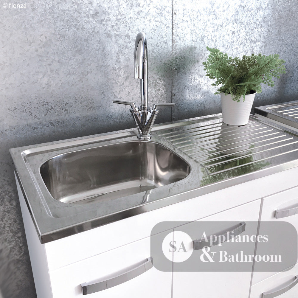 Fienza CIT90NKWR Citi 900mm Sink & Vanity on Kickboard - Laundry Cabinets