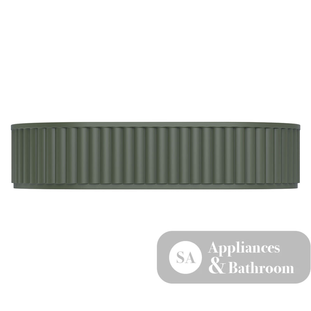 Fienza CSB804F Minka Pill Solid Surface Above Counter Basin Forest Finish - Basins