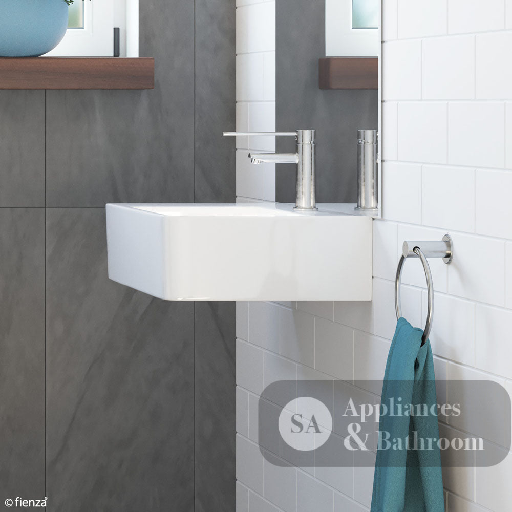 Fienza Delta CARE4RL CARE4RR Accessible Care Kit with Right Hand 90° Degrees Rail - Back-To-Wall Toilet