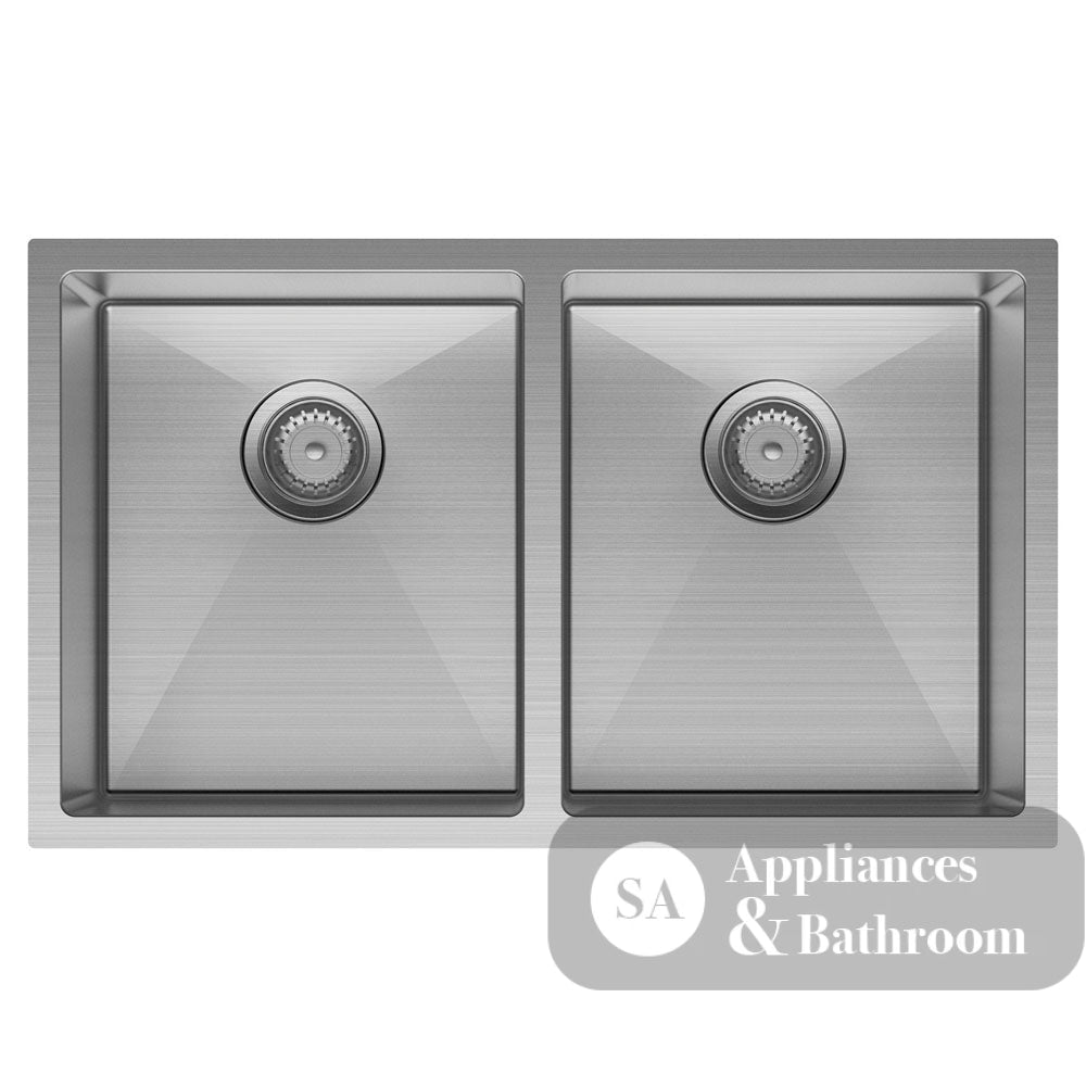 Fienza Double Bowl Kitchen Sink Pack - Stainless Steel 68403-Kit Special Order Top Mounted Sinks