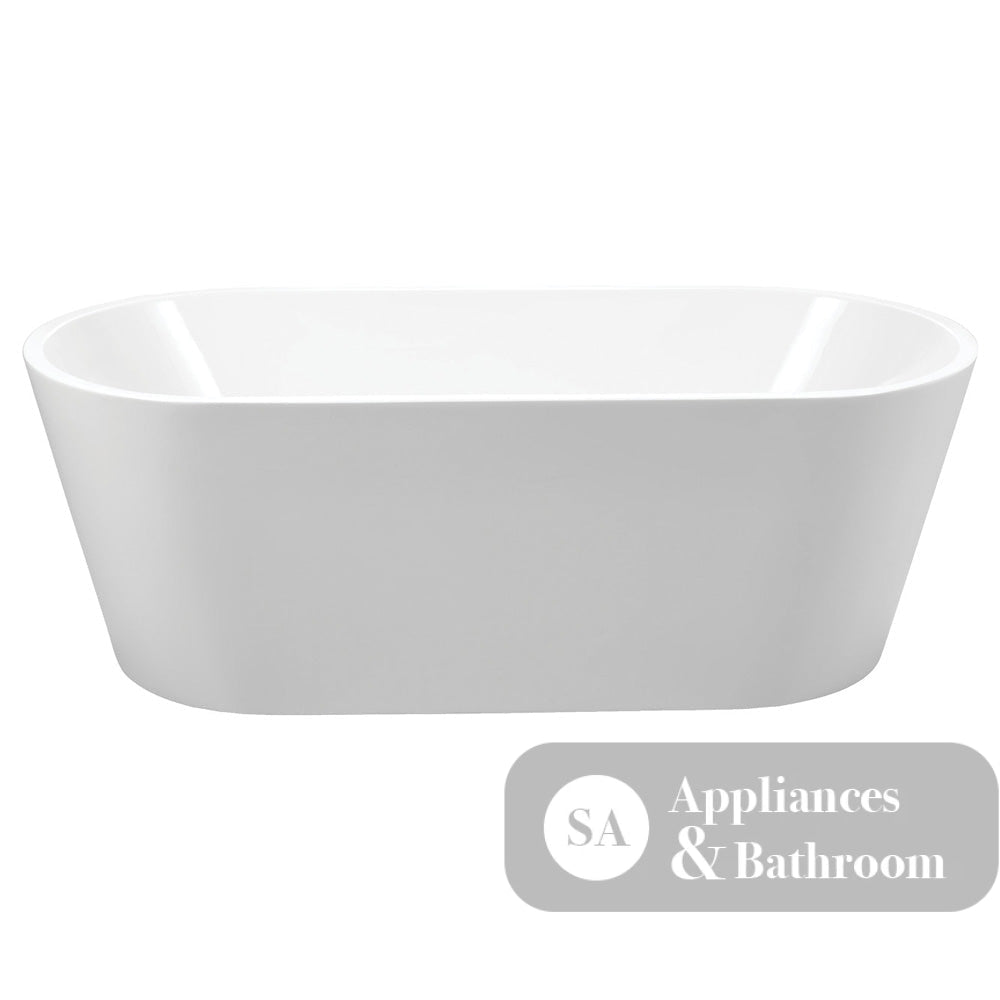 Fienza Empire Freestanding Acrylic Bath Gloss White - Freestanding Bath